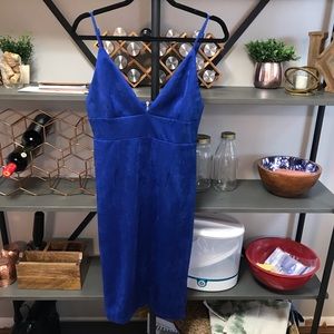Lulus faux suede dress. Never worn